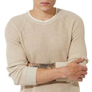 ATM Cotton & Cashmere Blend RIbbed Sweater XL NEW NWT